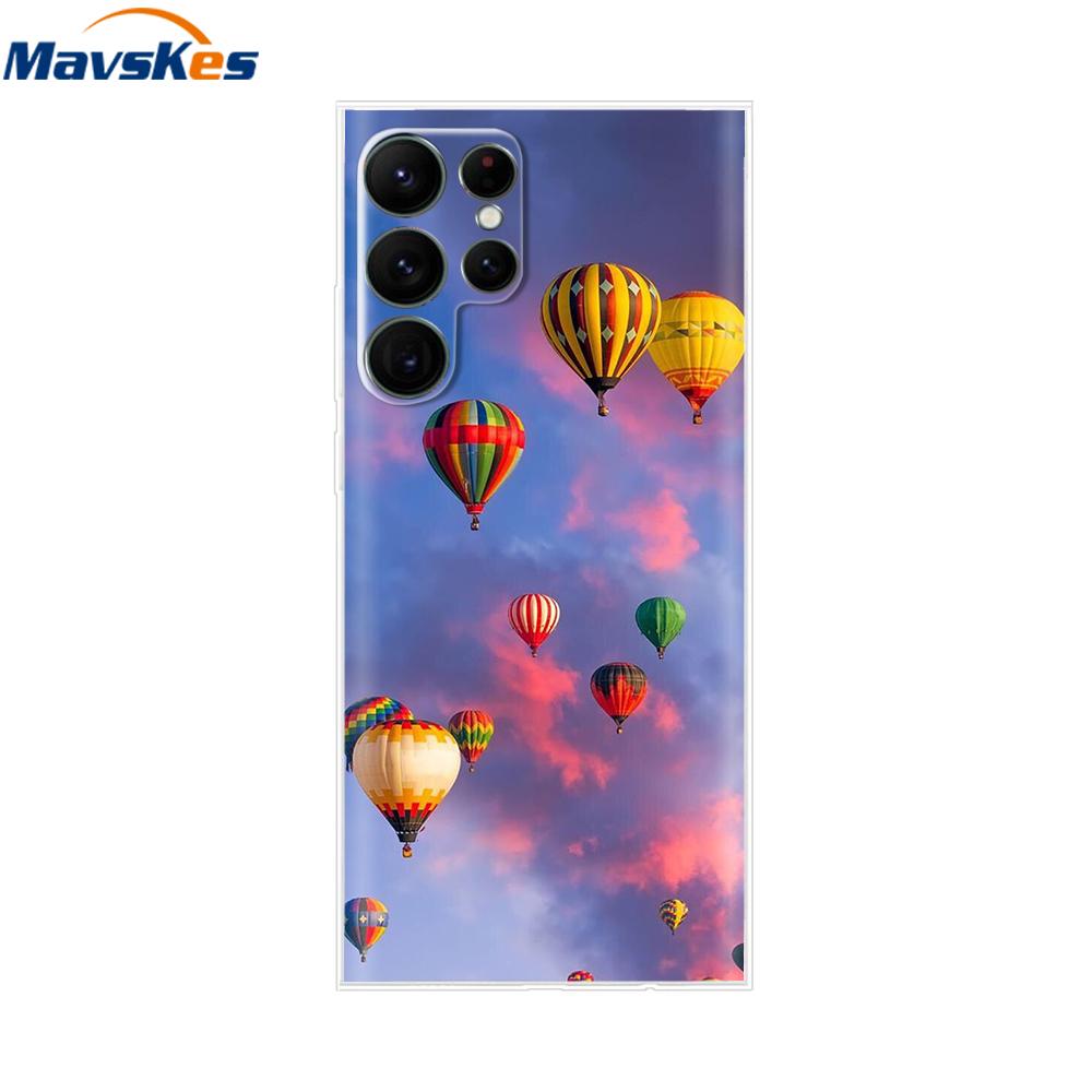 Чехол для Samsung Galaxy S22 S22 Ultra Прозрачный ТПУ Мягкий Силиконовый Чехол Для Samsung S22 Plus GalaxyS22+ Задние Чехлы Бампер для Телефона