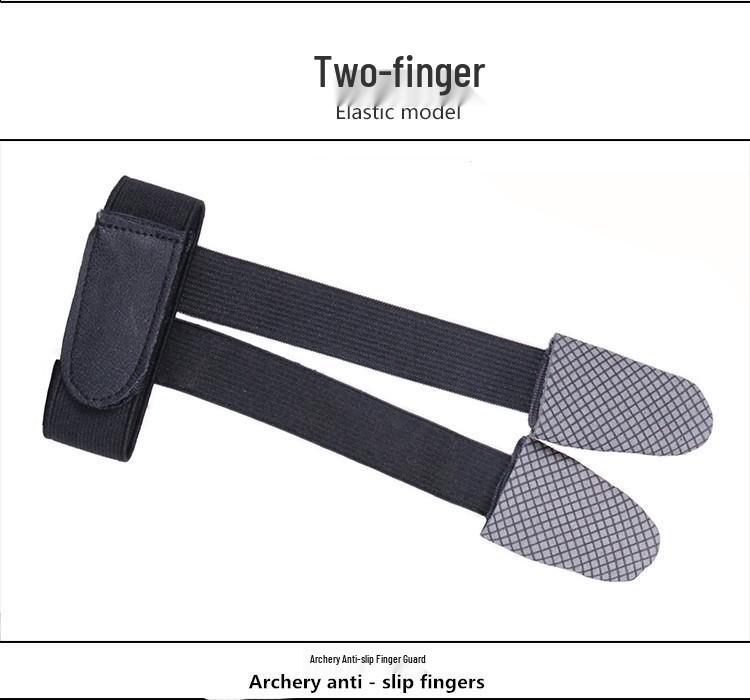 Three-Finger Leather Archery Gloves for Traditional Recurve Bow - Unisex Outdoor Hunting and Sports Shooting