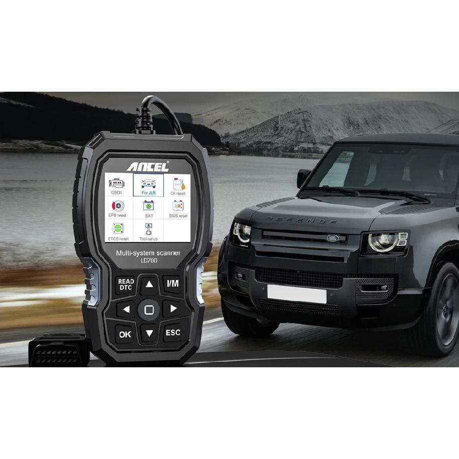 Для Land Rover Jaguar Автомобильный Диагностический Инструмент Всей Системы ANCEL LD700 OBD2 Сканер EPB BMS DPF ABS TPMS Сброс Масла OBDII Считыватель Кодов