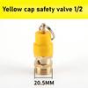 1 PCS Brass Safety Relief Valve 1/4 "BSP Air Compressor Pressure Joint Pressure Pipe Air Gas Pressure Regulator