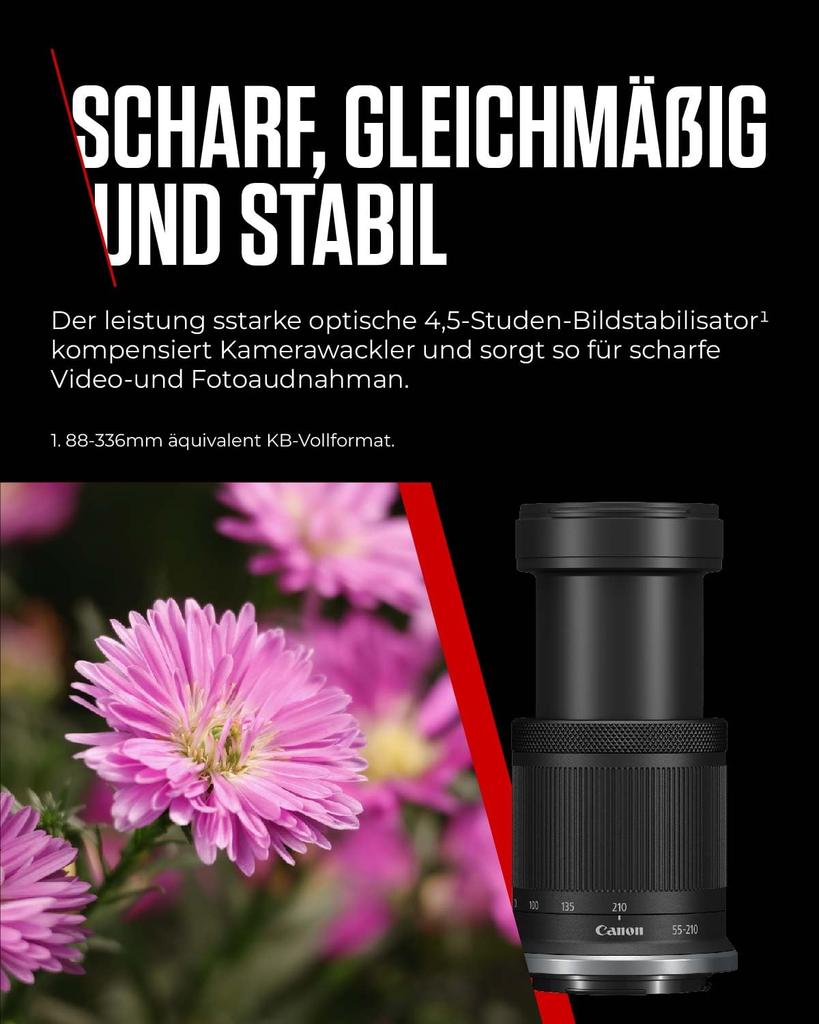 Canon RF Lens F5-7.1 RF-S55-210ISSTM