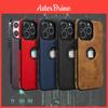 Элегантный чехол из искусственной кожи для iPhone 16 Plus, мягкий на ощупь, модный защитный чехол