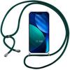 Case for iPhone Air, Flexible Slim Scratch Protection - Night Green Lanyard