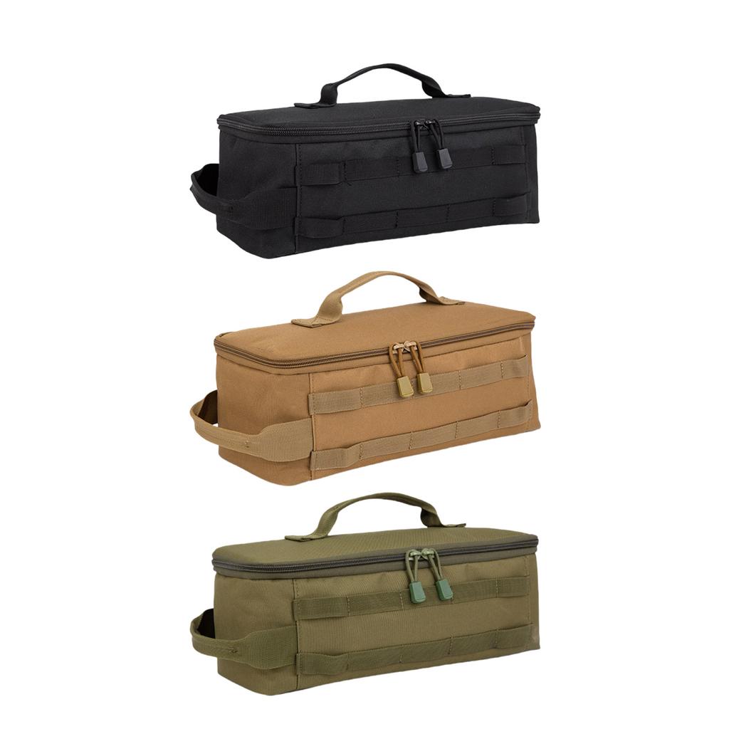 Portable Camping Cookware Bag Outdoor Carrying Picnic Tableware Organizers Large Capacity Utensils Storage Bag Enduring