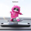 Creative Cute Skateboard Bear Car Center Console Moving Scooter Bear Car Decoration Ornaments Interior Accessories