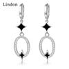 Lindon Zircon Copper Alloy Earrings Drop Earrings For Women Wedding Party Gifts