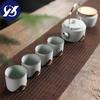 Hand Painted Mountain Ceramic Teacups Coarse Pottery C Nese Kung Fu Tea Set Handmade Teaware