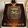 Custom Name PAOK FC2 Flannel Blanket, High quality Comfortable for All Seasons, Home Decor, Warmth and Comfort