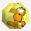 Garfield Outdoor Umbrella with Automatic Open/Closed Mechanism, Foldable Design, 8-Rib Iron Frame - Perfect Gift for Fans and Travelers01042