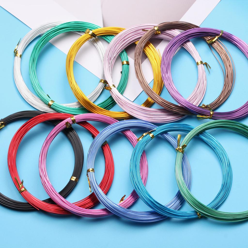 1/1,5/2/2,5 мм алюминиевая проволока для велосипеда DIY мягкие проволочные украшения для рукоделия аксессуары для рукоделия