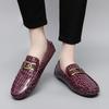 Женские удобные туфли на плоской подошве, мужские мокасины, лоферы, туфли для вождения, повседневные, без застежек, унисекс, большие размеры, фиолетовые, черные, зеленые, синие, кожаные туфли