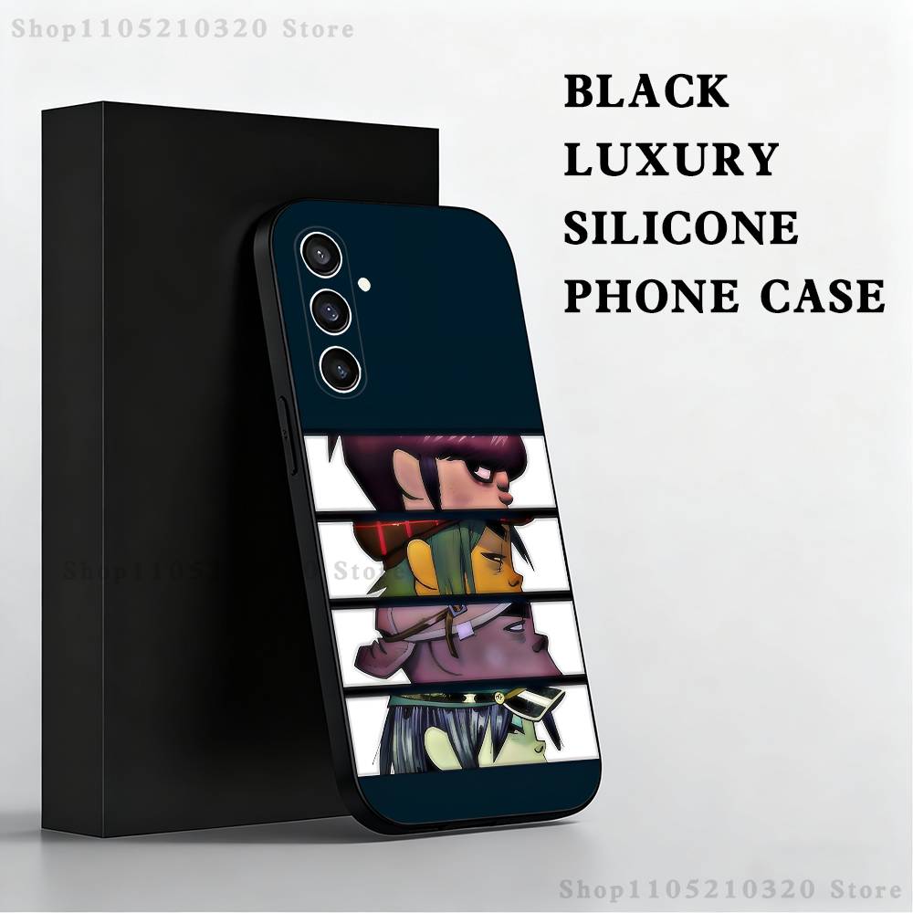 G-Gorillaz-Z band Phone Case For Samsung S25,S24,S23,S22,S21,S20,S10,Ultra,Plus,Lite,FE,Soft Silicone Black Cover