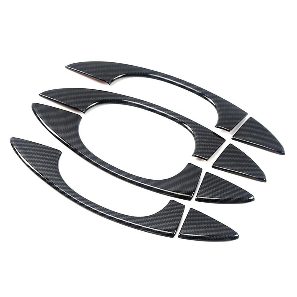 Для Volkswagen VW T-ROC Atlas Teramont 2017-2024 Цвет карбонового волокна Модификация Хромированная накладка на ручку двери Защитная наклейка