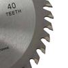 Дисковая пила для резки дерева 4,5 дюйма с 40 зубьями и твердосплавными напайками для резки твердой и мягкой древесины с осью 22,23 мм