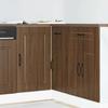 VidaXL Kitchen Cabinet Kalmar Brown Oak Engineered Wood, Sink Cabinet, Kitchen Cabinet with Drawer 854325