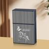 Large Capacity Creative ABS Plastic Cigarette Case - Pressure-Resistant and Moisture-Proof