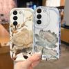 Чехол для телефона Realme 15 5G 15 14 13 12 Pro 11 Plus C71 C75 C53 C55 Note 60 C61 GT6 Цветы Золотой Лотос TPU Чехол Силиконовый