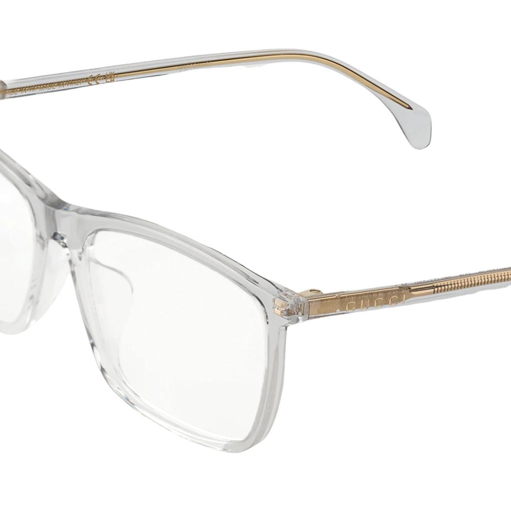 GUCCI Rectangular Prescription Glasses Men's (Unisex) Prescription Glasses GG0758OA 004
