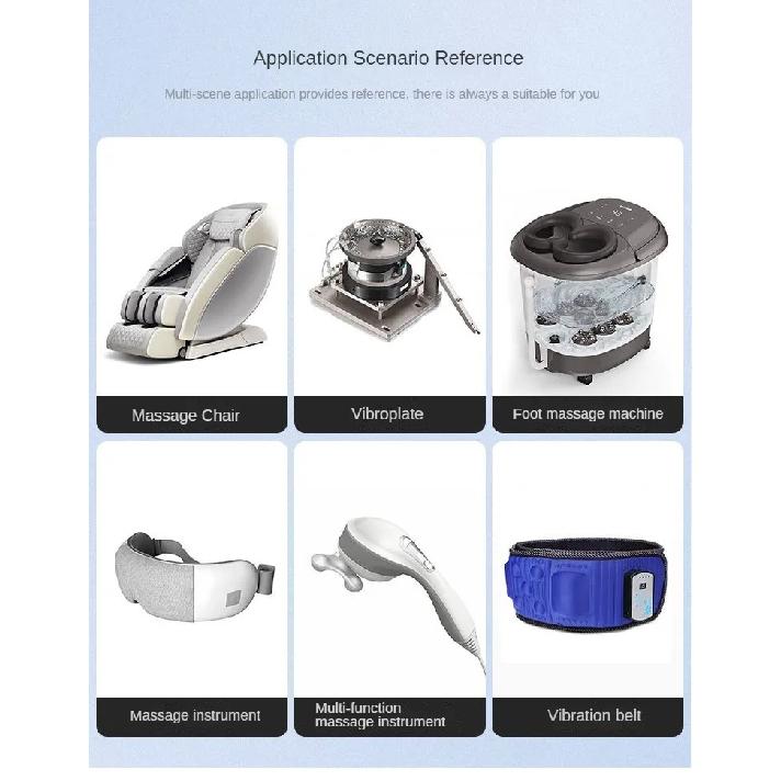 RF-385 Single Vibration Motor Kit Micro DC Vibration Motor 12V 24V 4000/8000rpm Massage Motor Round & Sector DC Electric
