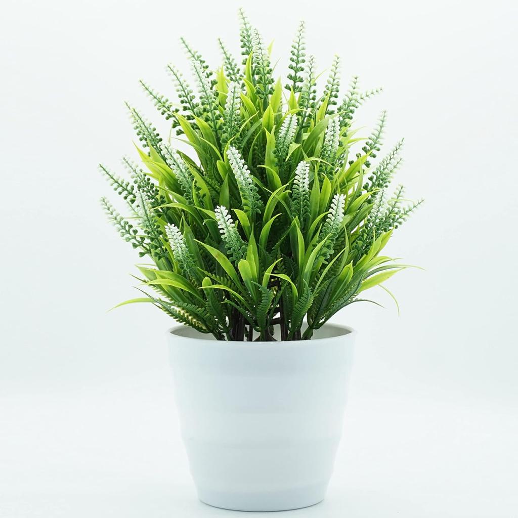 Lavender Artificial Flower Pot Artificial Bonsai Interior Decorations Suitable for Home Office Living Room Decoration