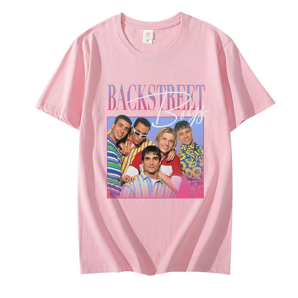 Смешная футболка Backstreet Boys Унисекс 90-е Винтажная футболка Мальчиковая группа Мужская Женская Ретро Футболки-Дань Уважения Хип-Хоп Уличная Одежда