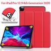 Magnetic Trifold Case for IPad Pro 12.9 2020 4th Generation Auto Sleep/Wake Cover Funda