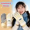 Keep Warm Skiing Gloves Windproof Cycling Mittens Soft Snowboard Gloves  Hiking