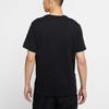 Nike Dri-FIT Logo Print Быстросохнущая спортивная футболка с короткими рукавами Мужские топы Черные DB5590-010