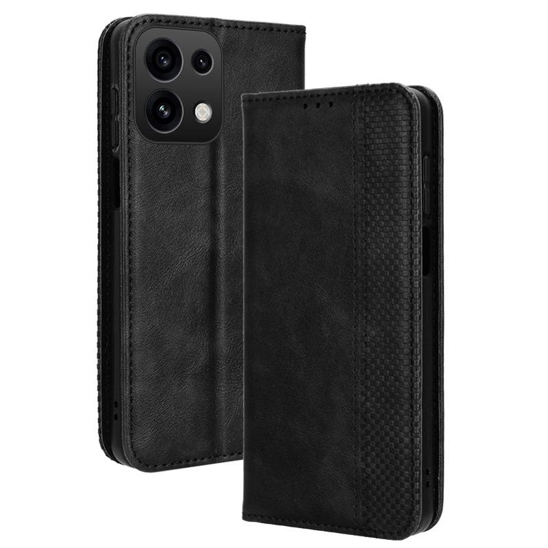 For OPPO Reno 16 / Reno 16 Pro / Reno 16F Case Flip Wallet Magnetic Buckle Retro Leather Cover for OPPO Reno 16 / Reno 16 Pro / 16F Phone Back Cover