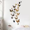 20Pcs/lot 3D Butterfly Mirror Wall Sticker Decal Wall Art Removable Wedding Decoration Kids Room Decoration Sticker