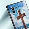 Чехол для телефона для Xiaomi Mi 15 14 13 12 11 Lite 14T 13T 12T 11T Pro Poco X6 X5 X3 Pro F6 F5 F4 Христианская Библия Иисус Черный Чехол