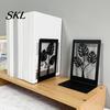 Non-slip Bookend 1 Pair Metal Decorative Bookends, Ginkgo Leaf/Monstera Book Ends for Sturdy Support Bookshelf, Non-Skid Stopper Home Office
