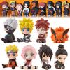 8Pcs/Set Anime Naruto Figure Kakashi Sasuke Uchiha Itachi Gaara Haruno Sakura Action Figural Q Version PVC Model Kids Toys Gift