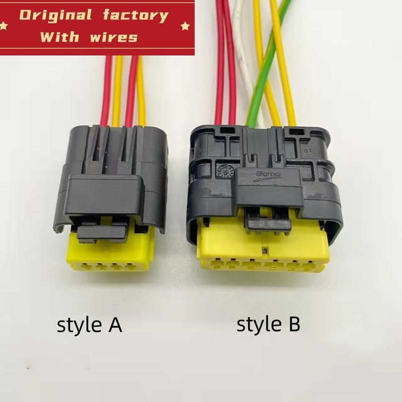 For NISSAN QASHQAI ALTIMA MURANO SENTRA SUNNY MARCH Car Rear Taillight Plug Tail light plug 4 pin 6 pins