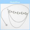 Moon Waist Chain Two Layers Of Chains Versatile Accessories For Clothing Women