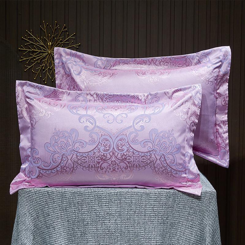 1 пара наволочек-конвертов из атласного жаккарда Tribute, наволочки для взрослых размером 48*74 см, наволочки для комфорта на весну/лето, наволочки без вставок