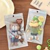 Creative Cartoon Fabric Doll Keychain Cute Frog Bear Doll Keyring Bag Pendant Lovely Hanging Decoration Couple Key Holder Gifts