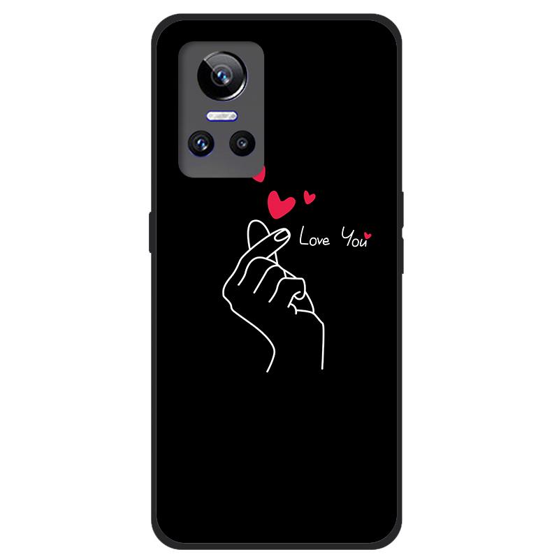 Для realme GT Neo 2 5G Чехол ТПУ Силикон Мягкий Мультяшный Прозрачный Чехол для Realme GT Neo 2 3 Neo3 Чехол для Телефона Neo2T Прозрачный Coque