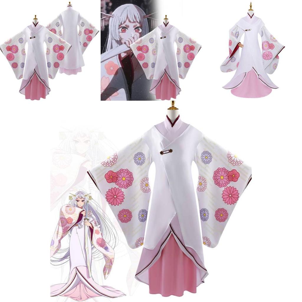 Очаровательный костюм для косплея для детей в стиле каваи Шакихимэ с аксессуарами из полиэстеровой ткани