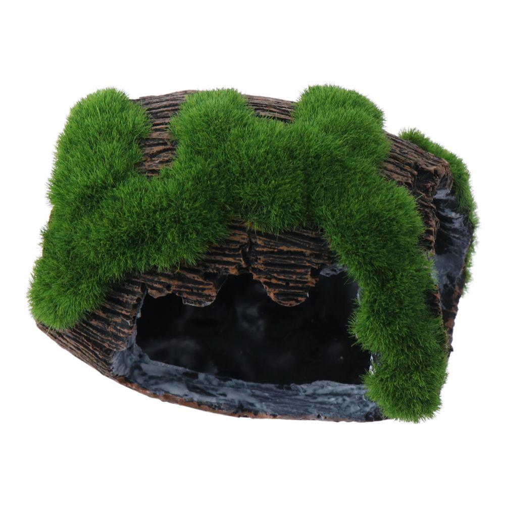 Landscaping Broken Barrel Moss Fish Hiding Cave Garden Pond Ornaments Fish Tank Accessories Tank