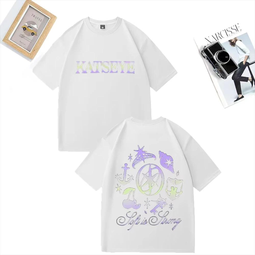 Katseye Fashion Printed T Shirt Men's Women's High Quality Vintage Kidks T-shirt Tops Hip Hop Streetwear Short Sleeve Tee Shirt