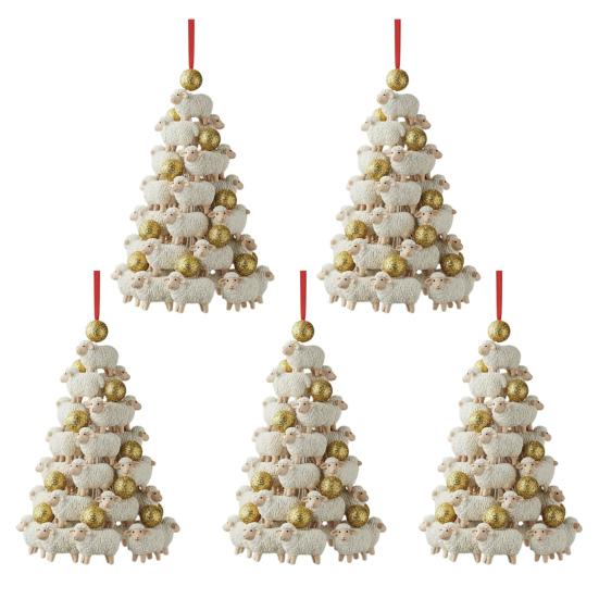 Подвеска-пирамидка с животными, Подвеска на новогоднюю елку с животными, 2D акриловое подвесное украшение для рождественской елки, брелок для рюкзака, для автомобиля