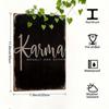 Винтажная металлическая настенная табличка Декор Кармы