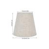 2Pcs Table Lamp Shade Cover for E14 Bulbs Fabric Clip On Lampshade for Candlestick Lamps Chandelier for Bedroom Hall Hotel