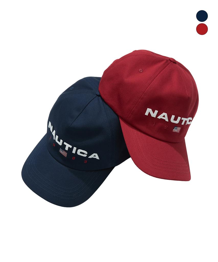 Кепка-бейсболка NAUTICA 83 с вышитой надписью Flag, 5-панельная (2 цвета) Nca1456