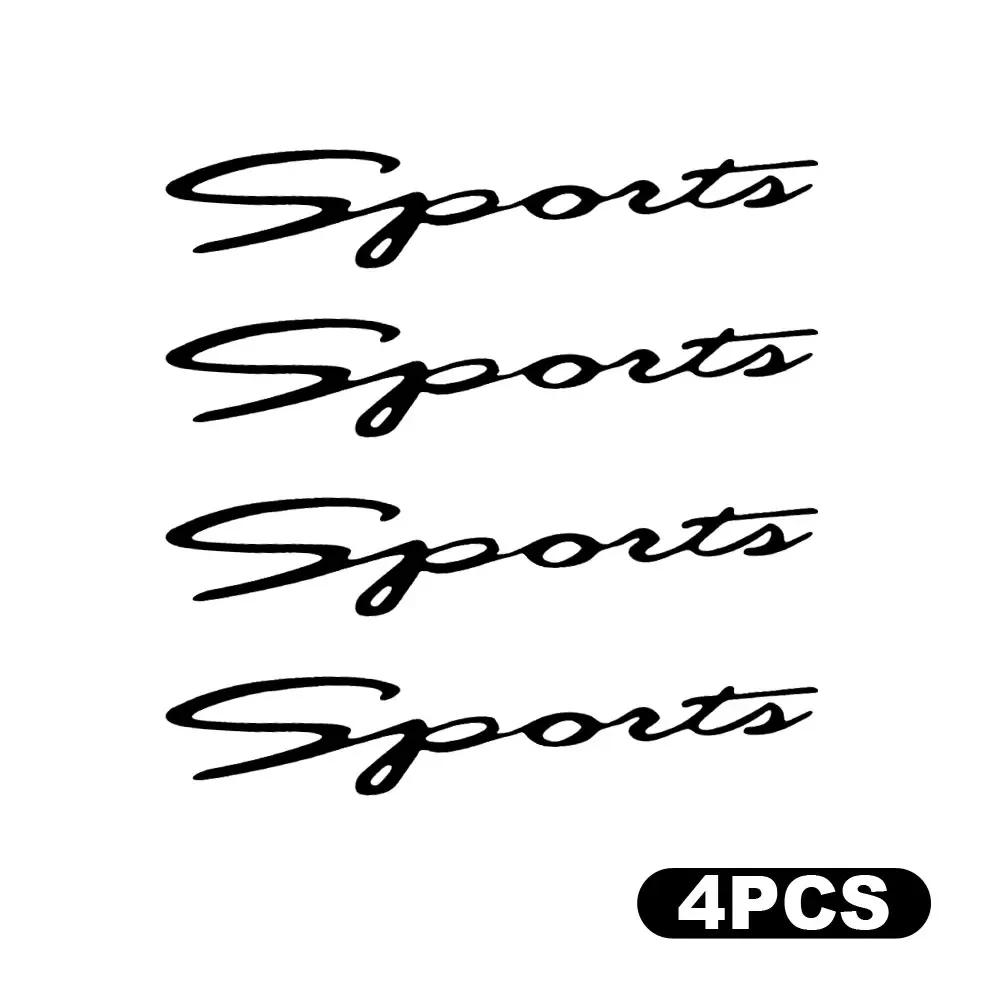 4 шт. СПОРТ Наклейки на чашки дверных ручек автомобиля Декаль Защитные наклейки от царапин для ручек автомобиля Аксессуары для стайлинга экстерьера автомобиля