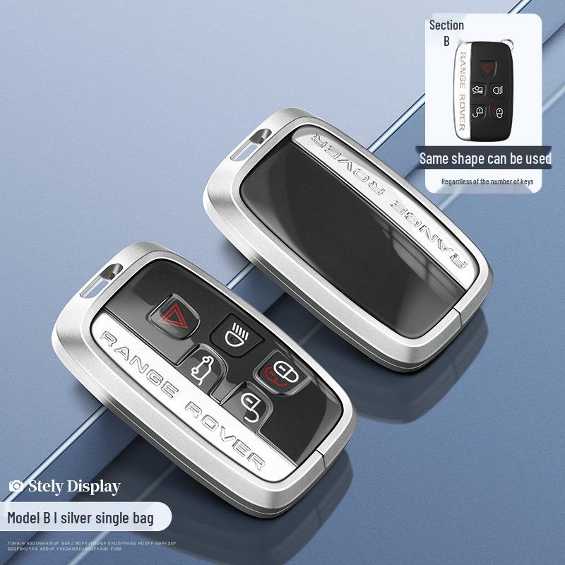 Чехол для ключа Land Rover: Алюминиевый корпус для Range Rover Sport, Velar, Evoque, Discovery, Freelander.