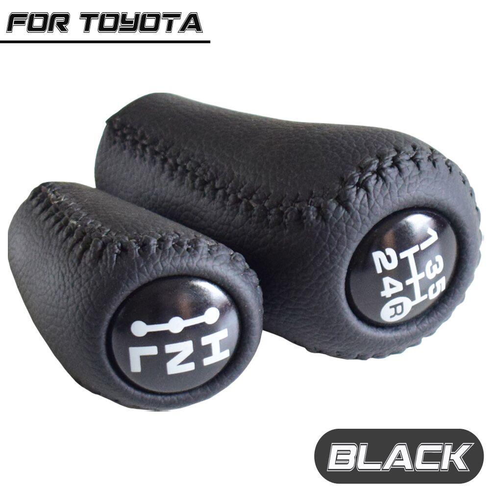 Кожаная ручка переключения передач с автоматической коробкой передач, рычаг переключения передач для Toyota Prado 120 2003 2004 2005 2006 2007 2008