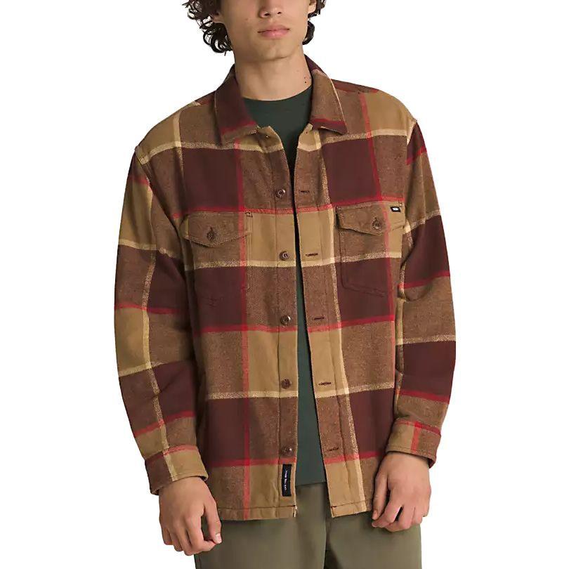 Vans Рубашки Norbeck Мужская Многоцветная С воротником Умеренная Рубашка VN000AAYCLY