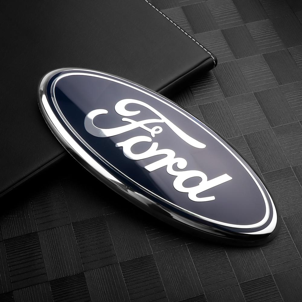 Original Replacement Car Front Grille Badge Trunk Cover Sticker For Ford Ranger Focus2 3 Mondeo C-Max Mustang Fiesta Kuga Escape